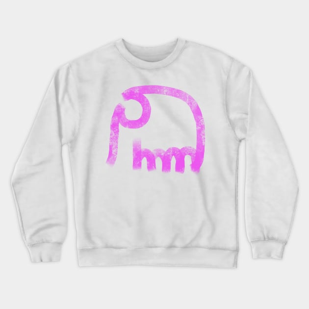 elephant Crewneck Sweatshirt by Angel Rivas